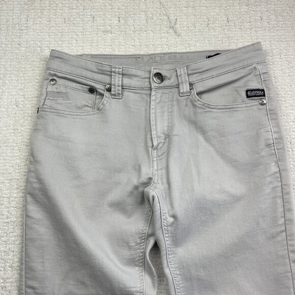 Black Bull Jeans Men’s Sz 33 Light Gray Denim Skinny Fit Slim Straight Casual - Picture 6 of 12